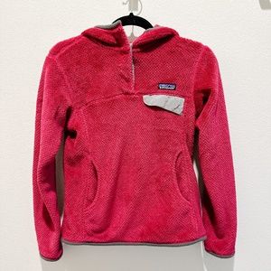 Patagonia fleece with hood